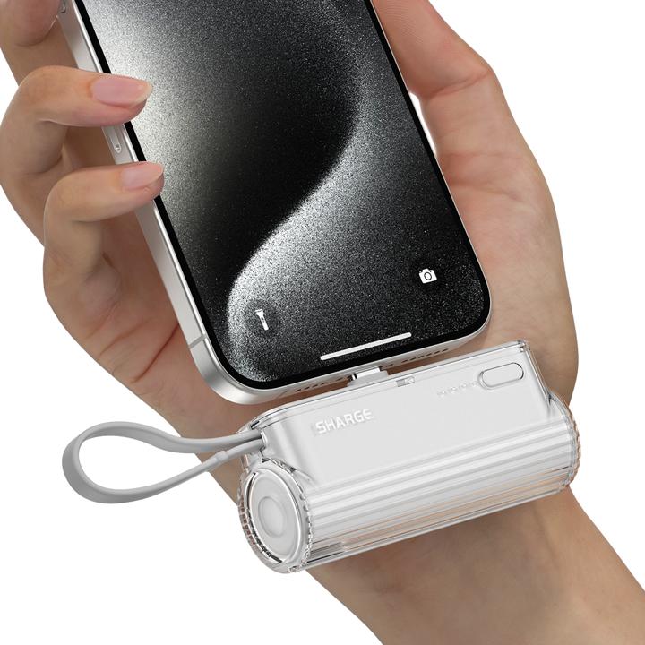 Actual product image Sharge Flow Mini WHI (5000 mAh, 12 W, 12 Wh)
