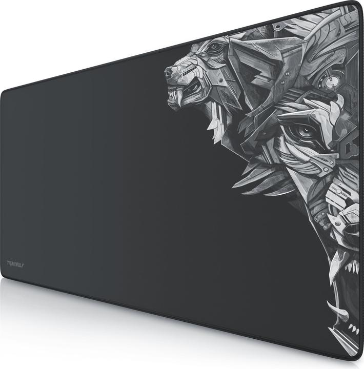 Image du produit Titanwolf Tapis de souris de jeu XXL, tissu lisse, tapis de souris Speed 900 x 400mm de surface, motif de (Large)