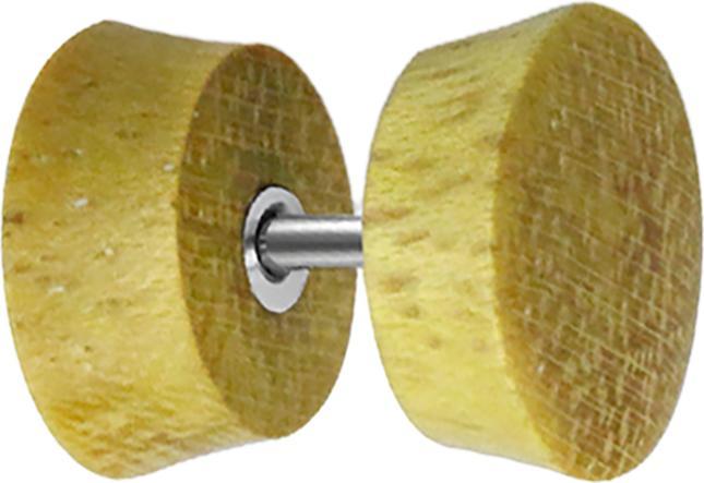 Image du produit Star Piercing Faux plug en bois de jackfruit (sans laiton, Organique)