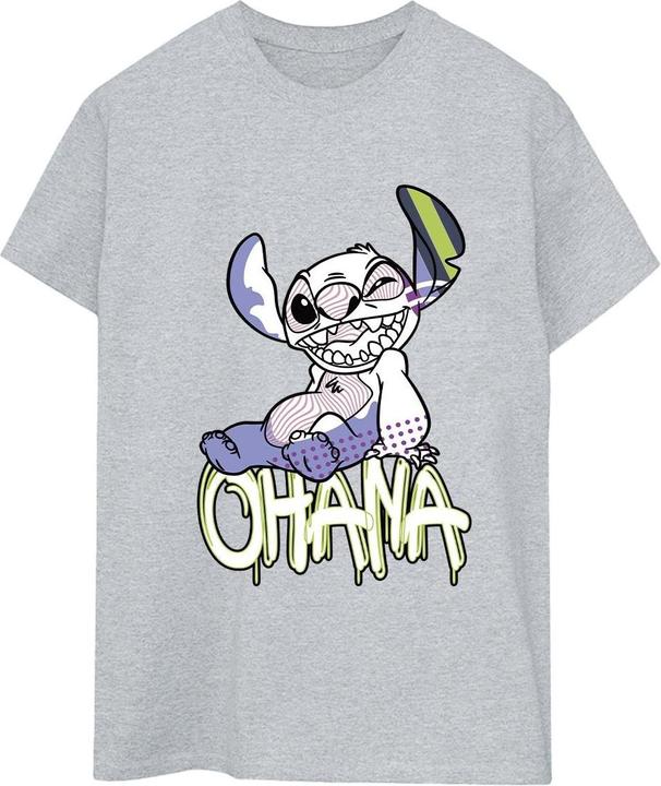 Produktbild Disney Lilo And Stitch Ohana Graffiti TShirt (3XL)