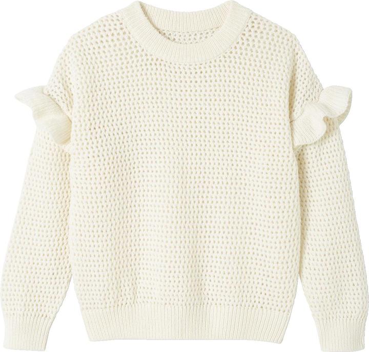 Actual product image Vertbaudet Girls' jumper with flounces (110)