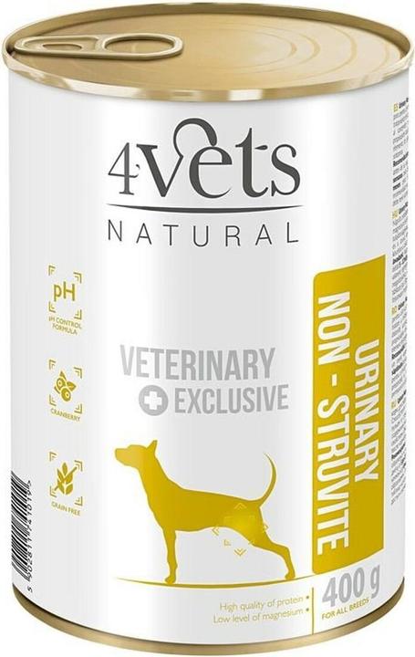 Actual product image 4Vets Natural Urinary No Struvit Dog - wet food for dogs - 400 g (Senior, 1 pcs., 400 g)