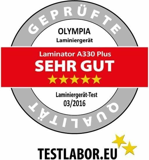 Immagine prodotto Olympia Laminatore A 330 Plus (75 - 125 µm, A4, A3, A3+, A4+)