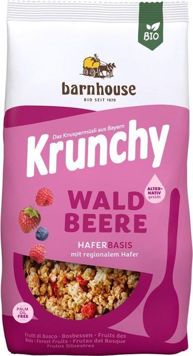 Immagine prodotto Barnhouse Krunchy ai frutti di bosco alternativamente zuccherato (750 g)