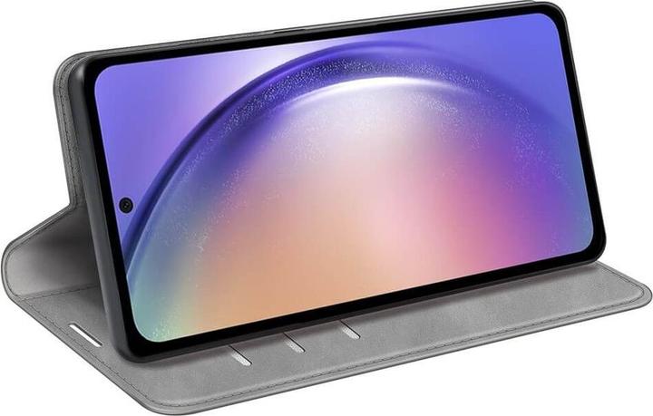 Produktbild Cover-Discount Galaxy A55 - Stand Flip Case Hülle grau (Samsung Galaxy A55)