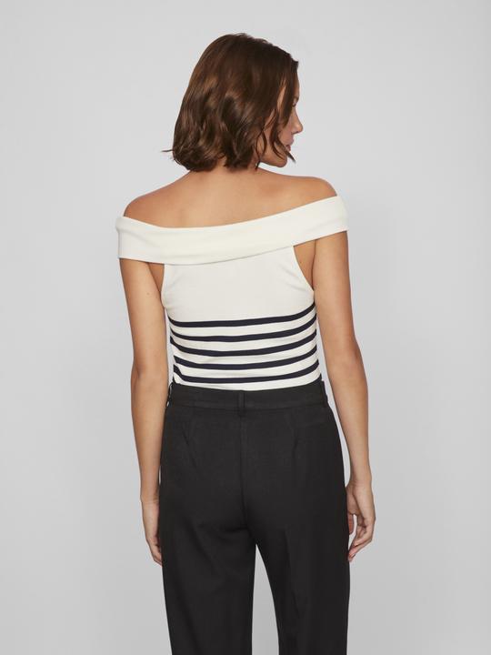 Actual product image Vila Striped off-shoulder top (XS)
