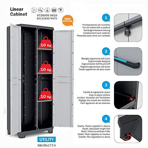 Produktbild Keter Kunststoffschrank (39 cm, 173 cm)