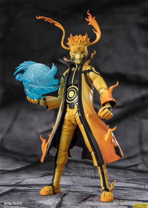 Image du produit Bandai Naruto figurine S.H. Figuarts Naruto Uzumaki (Kurama Link Mode) - Courageous Strength That Binds - 1