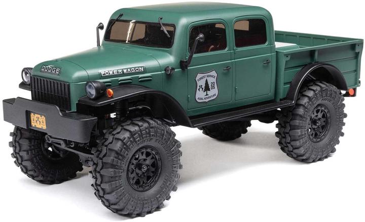 Productafbeelding Axial Schaal Crawler SCX24 Dodge Power Wagon Groen, 1:24, RTR (RTR Gereed voor gebruik)