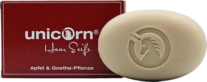 Actual product image Unicorn Hair soap apple & Goethe plant 16 g (Solid shampoo)