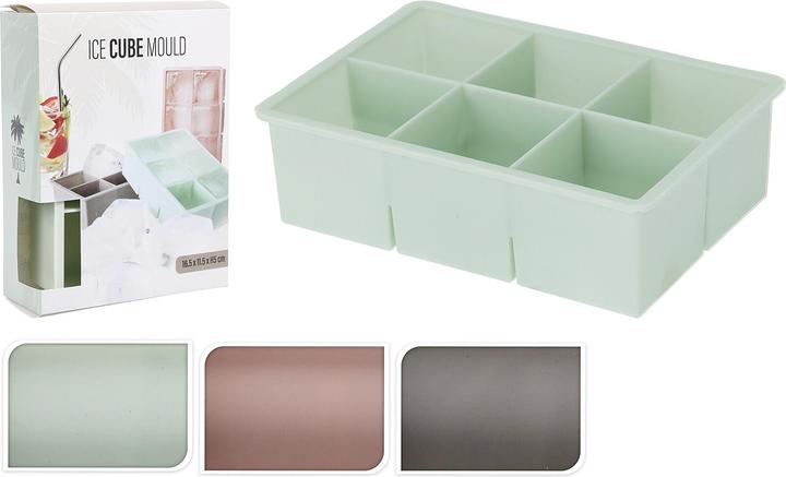 Ice cube dispenser for 6 ice cubes