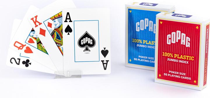 Image du produit Copag Deck de cartes de poker Jumbo (Allemand, Anglais, Français, Italien, Suisse-allemand)