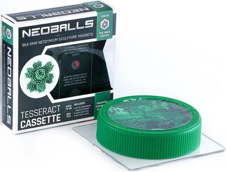 Image du produit Neoballs Sphere Magnets Green - Cassette Tesseract
