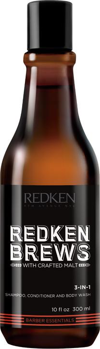 Produktbild Redken BREWS - 3-in-1 (300 ml, Flüssiges Shampoo)