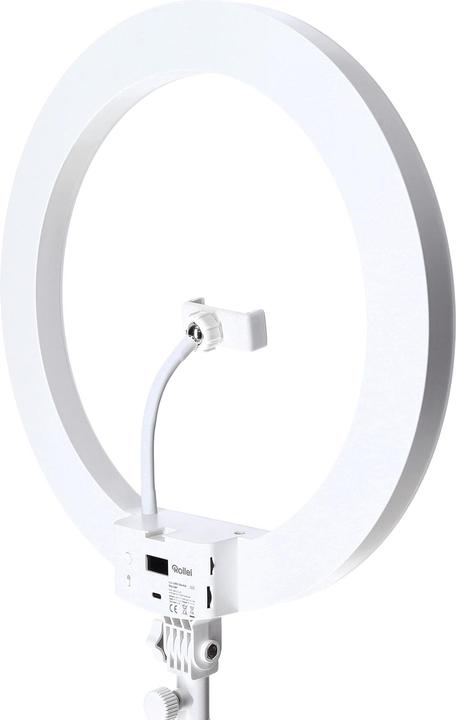 Produktbild Rollei LUMIS Slim RGB-Ringlicht Weiss