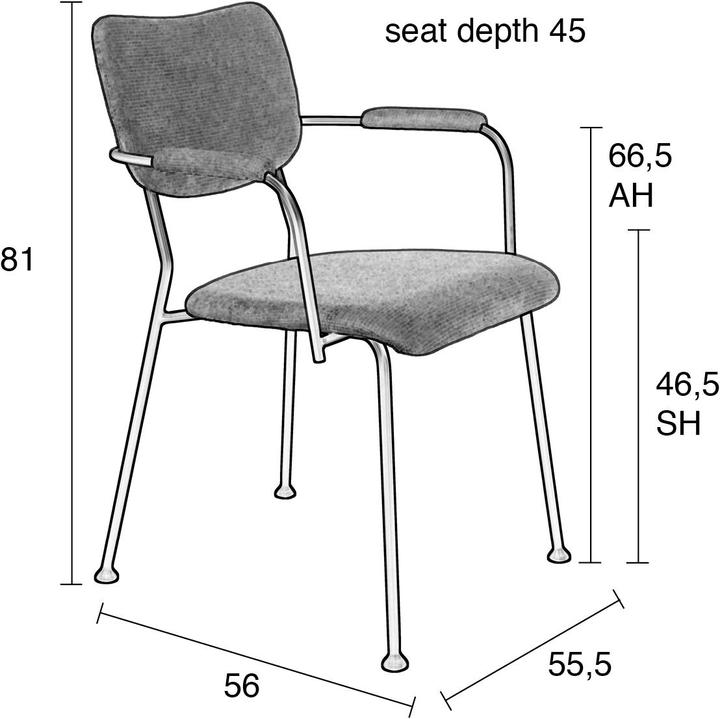 Produktbild Zuiver Armchair Benson