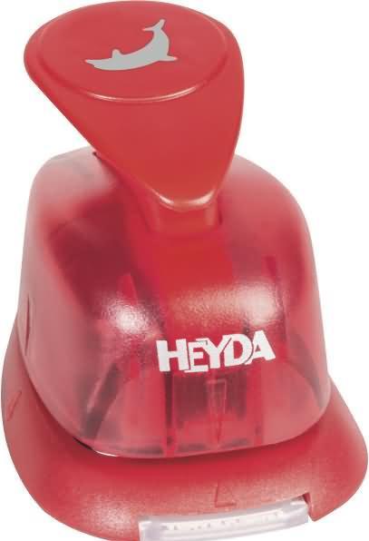 Actual product image Heyda Motif punch for cardboard up to 220g/sqm dolphin small 15x15mm