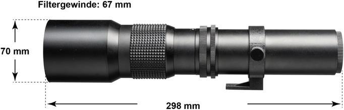Image du produit Walimex 500/8,0 DSLR Pentax K (Pentax K, APS-C / DX, Plein format)