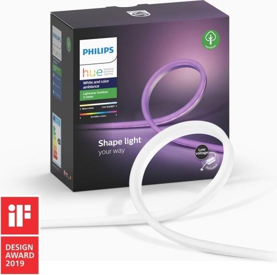 Productafbeelding Philips Hue Hue LED Stripe Lightstrip Buiten (DE Stekker) (Veelkleurig, 200 cm, Buiten)
