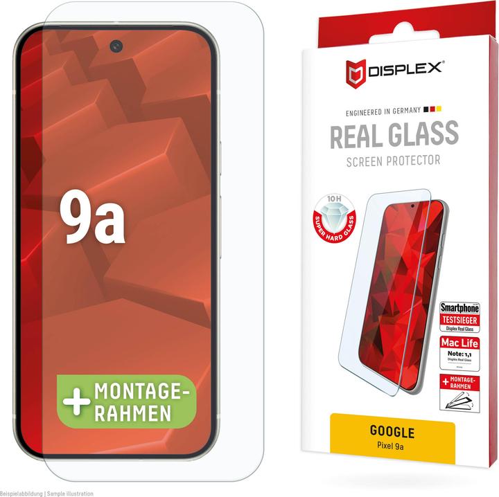 Immagine prodotto Displex Real Glass, 2D Panzerglas (1 Pezzo/i, Google Pixel 9a)
