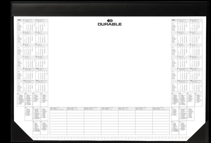 Image du produit Durable Sous-main avec calendrier (59 x 42 cm)