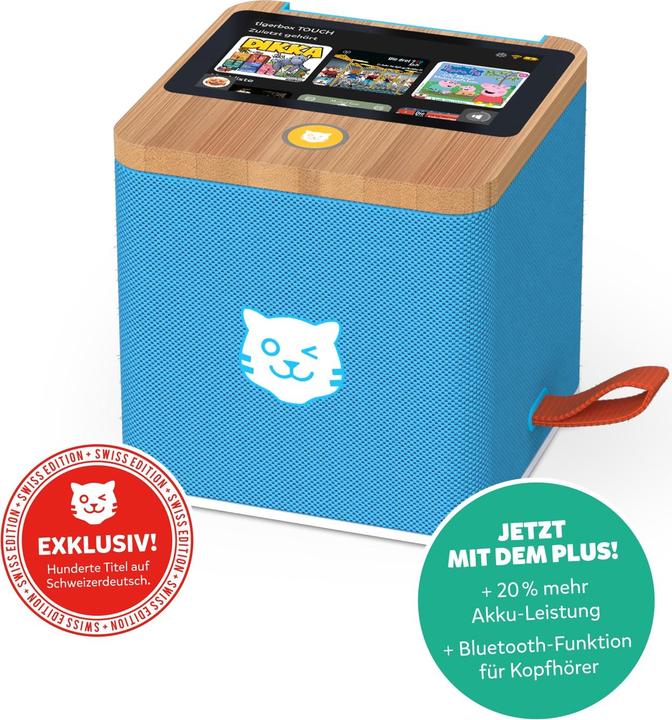 Produktbild Tigermedia tigerbox TOUCH PLUS (blau) - Swiss-Edition (Deutsch)