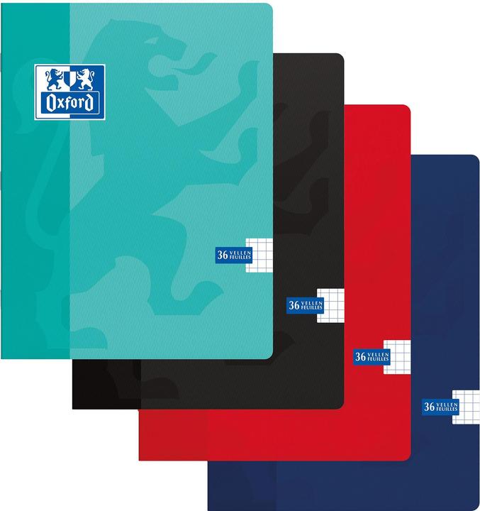 Actual product image Oxford Exercise book (A5, Checked, Hardcover)