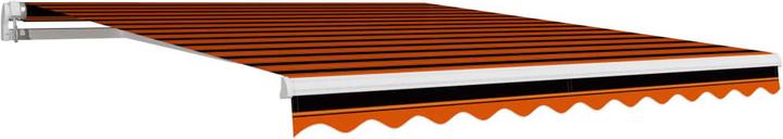 Orange und Braun (gestreift)