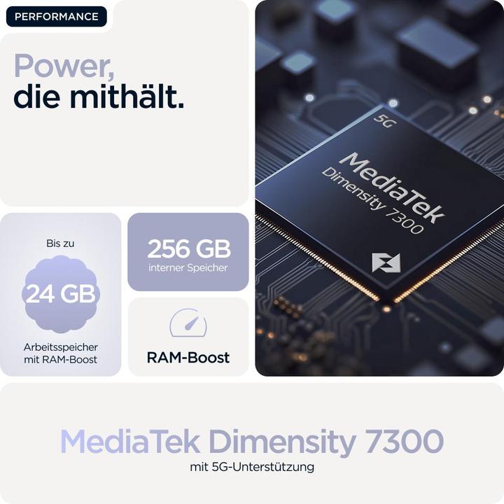 Productafbeelding Motorola MOTO G86 8/256GB (256 GB, Kosmische Hemel, 6.67", Dubbele SIM, 50 Mpx, 5G)