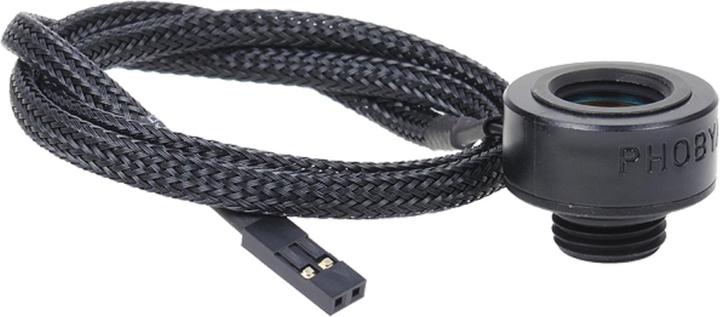 Phobya Temperature sensor female/male thread G1/4 black matt