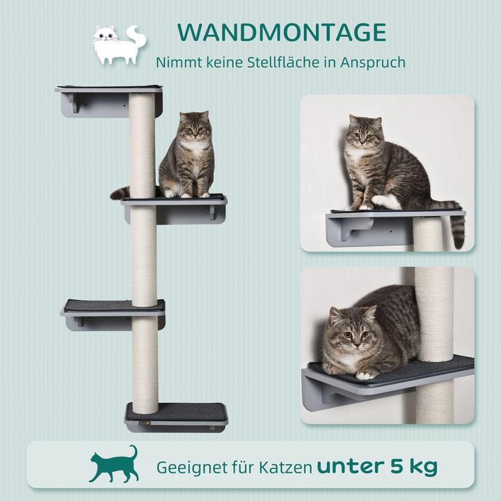 Produktbild Jamb Wandkratzbaum (137 cm, Hellgrau+Beige)