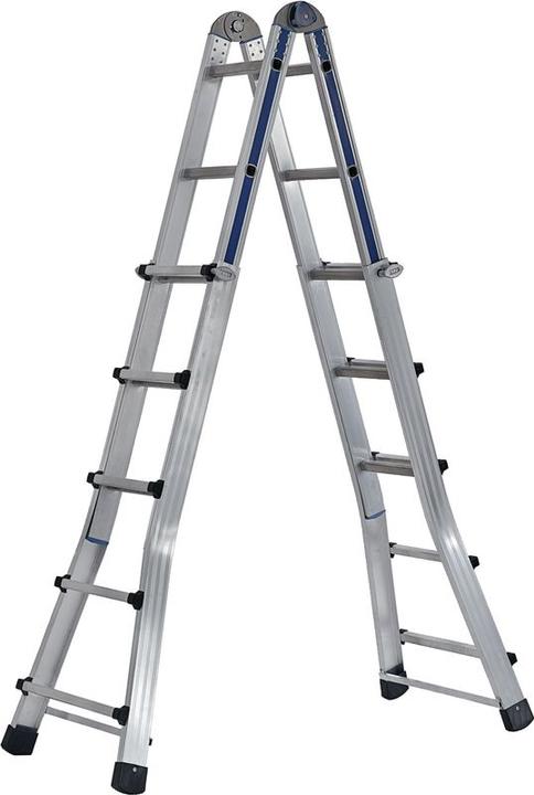 Produktbild Edi Baur Teleskop-Mehrzweckleiter CLIK CLAK (Anlegeleiter, 548 cm)