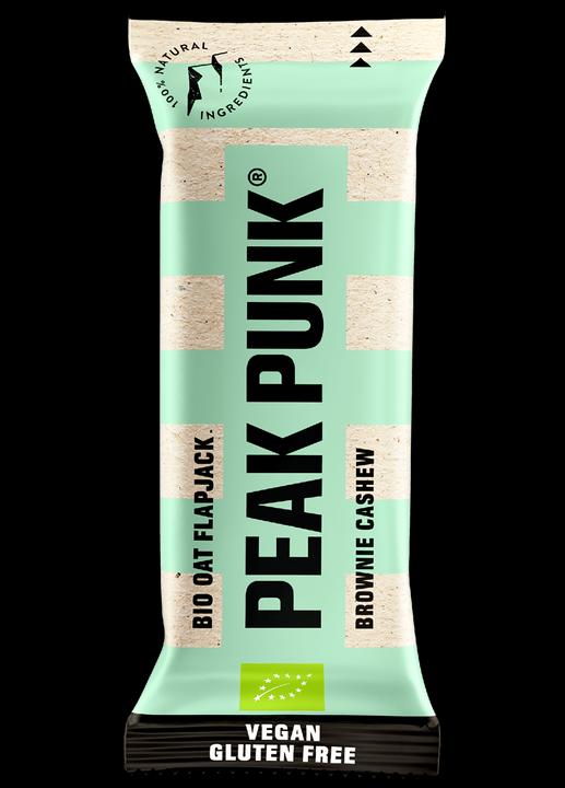 Actual product image Peak Punk Organic Oat Flapjack (Cashew, Brownie, 1 pcs., 60 g)