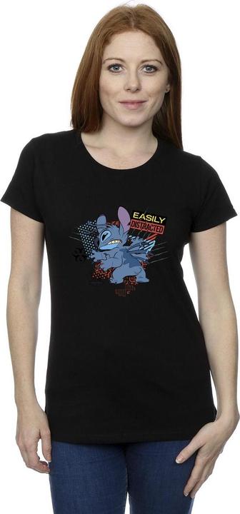 Produktbild Disney Lilo And Stitch Easily Distracted TShirt (M)