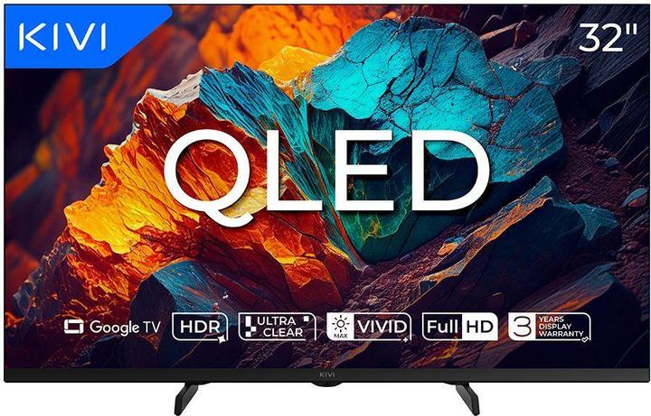 Immagine prodotto Kivi TV TV 32F720QB 32" QLED FHD Google TV, Dolby Audio, Max Vivid