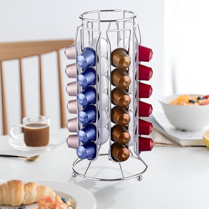 Immagine prodotto Cheffinger Dispenser per 36 capsule Nespresso Tour Élancé in metallo