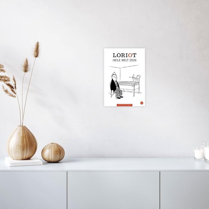 Actual product image Loriot Heile Welt Halbmonatskalender 2026 (German)