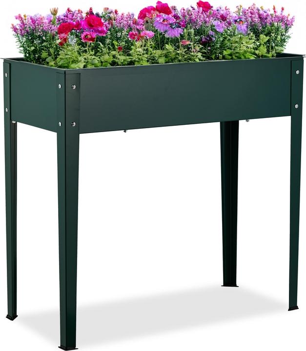 Productafbeelding Relaxdays Grünes Hochbeet aus Metall