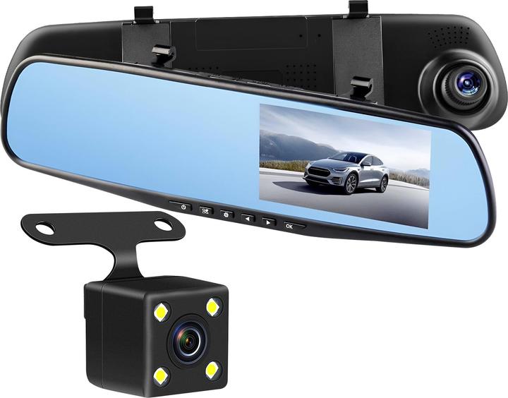Actual product image Avizar DVR-01 rear-view mirror dashcam (Built-in microphone, Built-in display, Accelerometer, Full HD)