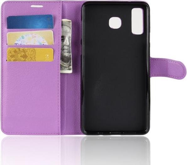 Actual product image MU Classic Litchi Leather Bookcover Series (Samsung Galaxy A9, Samsung Galaxy A8 Star)