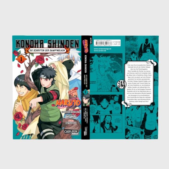 Actual product image Naruto - Konoha Shinden 1 (German, Masashi Kishimoto, Shou Hinata, 2024)