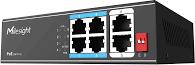 Actual product image Milesight 4-port PoE switch, MS-S0204-EL (4 Ports)
