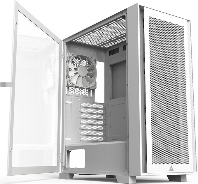 Actual product image Montech Air 1000 Lite White (mATX, Mini-ITX, ATX)