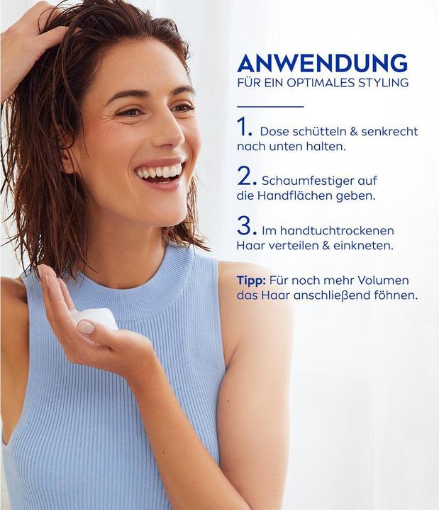 Produktbild NIVEA Volumen Pflege Schaumfestiger (150 ml, Volumenschaum)