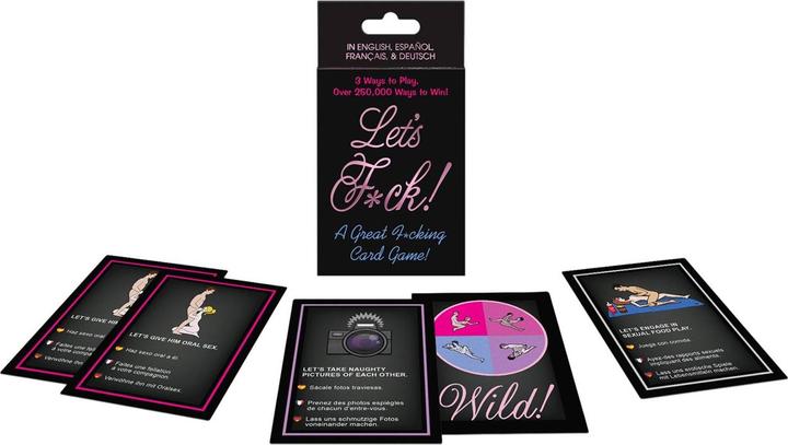 Actual product image Kheper Games Let's F*ck (Deck of cards, German, French)