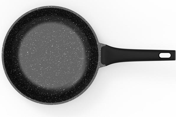 Actual product image Domoletti Pan Fry Black Marble 24cm