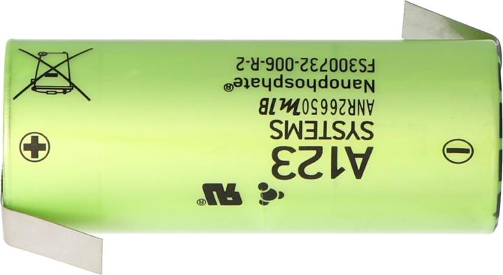 Image du produit A123 Systems Akku ANR26650M1B, mit Lötfahnen Z-Form (1 pcs, 2500 mAh)
