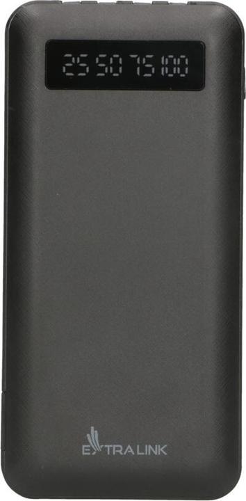 Produktbild Extralink EX.19607 power bank Lithium Polymer (LiPo) Black (10000 mAh, 10 W, 37 Wh)