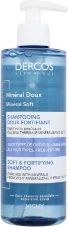 Image du produit Vichy Dercos Shampooing Minéral Doux Et Fortifiant (400 ml, Shampoing liquide)