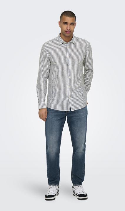Produktbild Only & Sons Slim Fit Hemdkragen Hemd Hemd (XL)